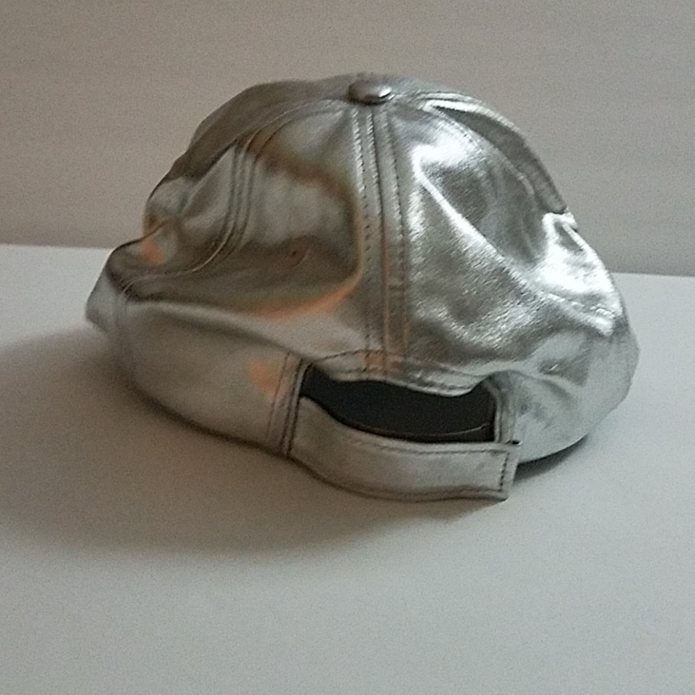 Silver Mickey Mouse Baseball Cap - image 3